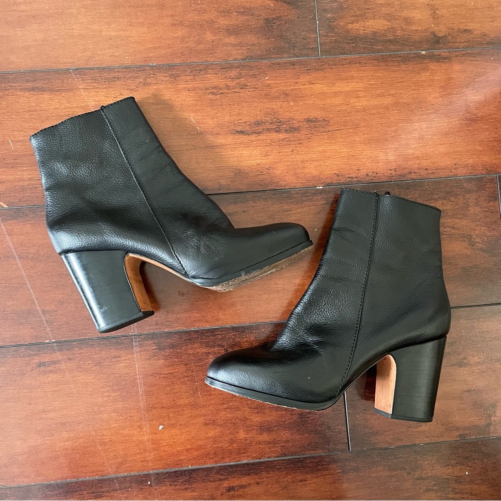 Rachel Comey Black Leather Ankle Boots